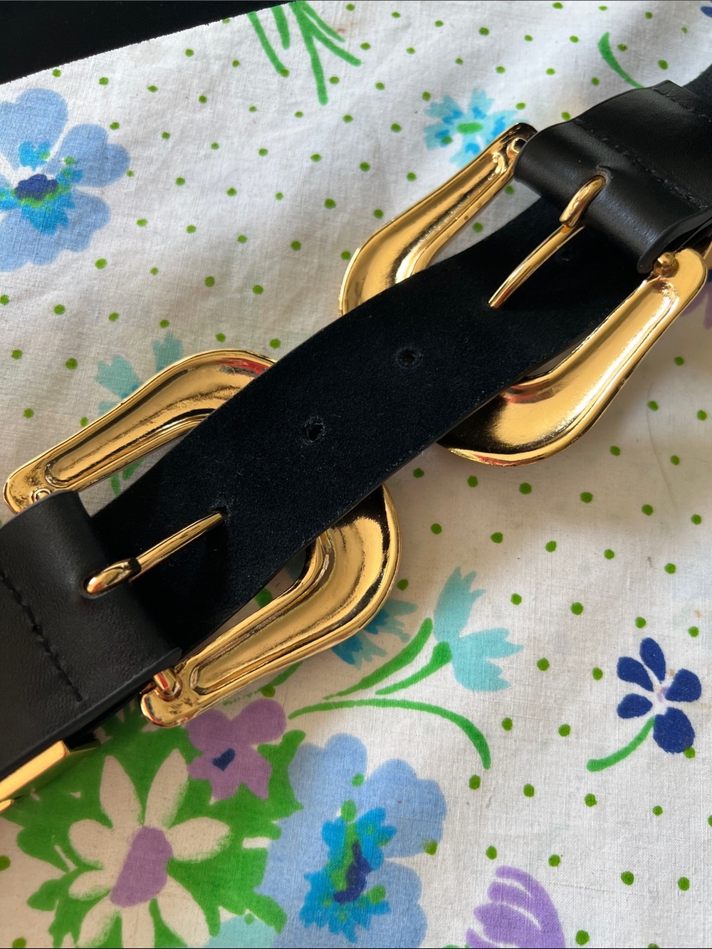 B-Low The Belt: Black/Gold Bri Bri Belt - Large - Picture 10 of 10